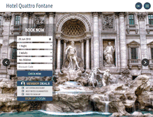 Tablet Screenshot of hotel4fontane.com